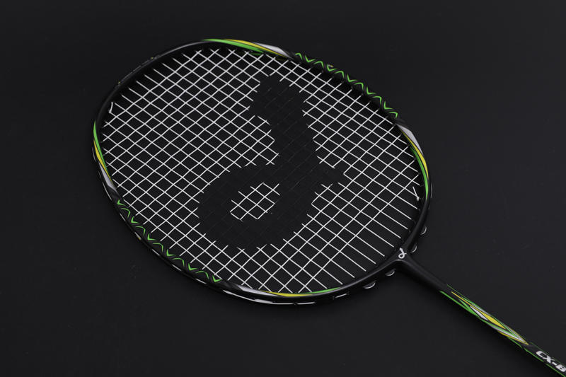 Premium Carbon Badminton Racket CX-B658 Light Yellow