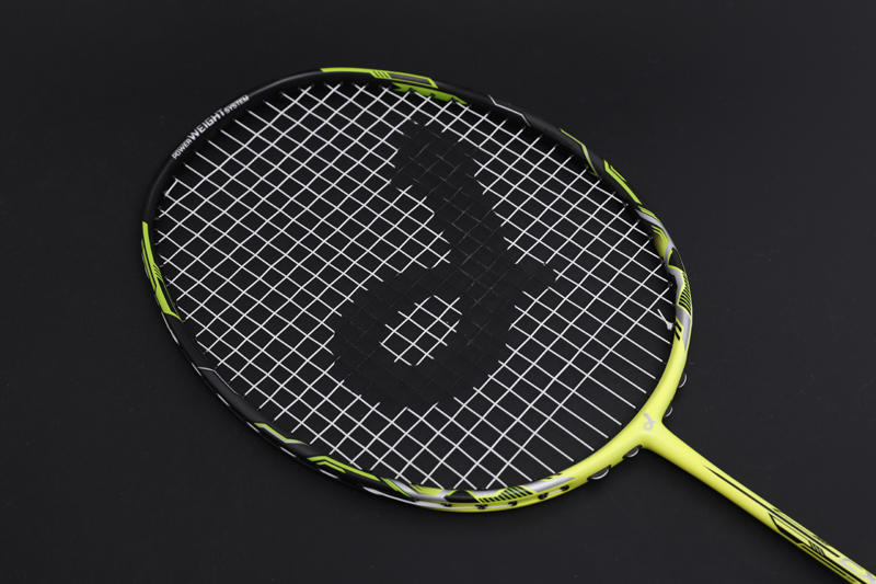 Premium Carbon Badminton Racket CX-B658 Light Yellow