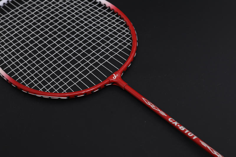 Iron Split Badminton Racket CX-B101 Red