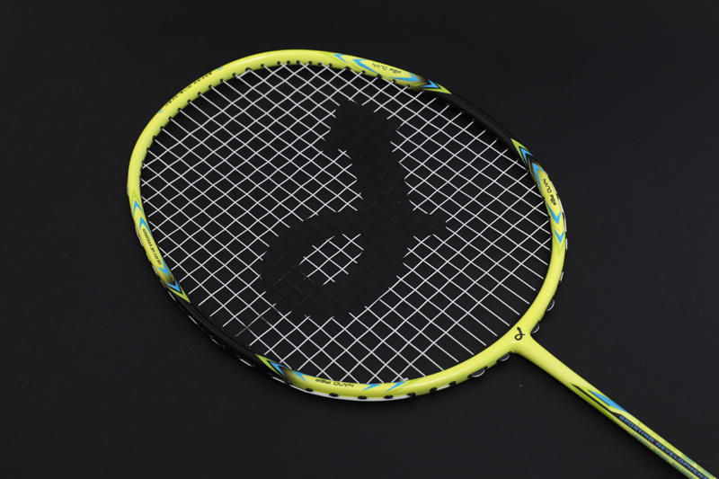 Iron Split Badminton Racket CX-B118 Yellow