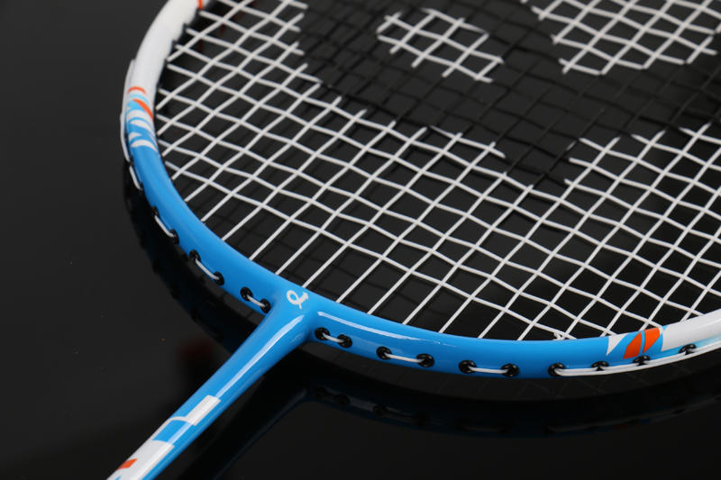Aluminum Alloy Steel Middle Tube Integrated Badminton Racket CX-B328 Blue